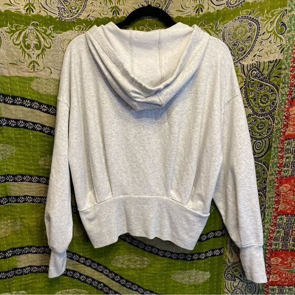 Athleta Heather Gray Speckled Balance Sweatshirt Size Small - Picture 9 of 13